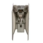 Prime-Line Satin Nickel Pocket Door Privacy Lock and Pull, Reversible Design thumbnail 3