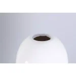 Uniquewise 39 in. White Modern Fiberglass Tall Floor Vase - Unique Oval Design thumbnail 5
