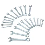 Stalwart 22-Piece SAE and Metric Wrench Set with Carrying Case, Chrome Vanadium Steel thumbnail 2