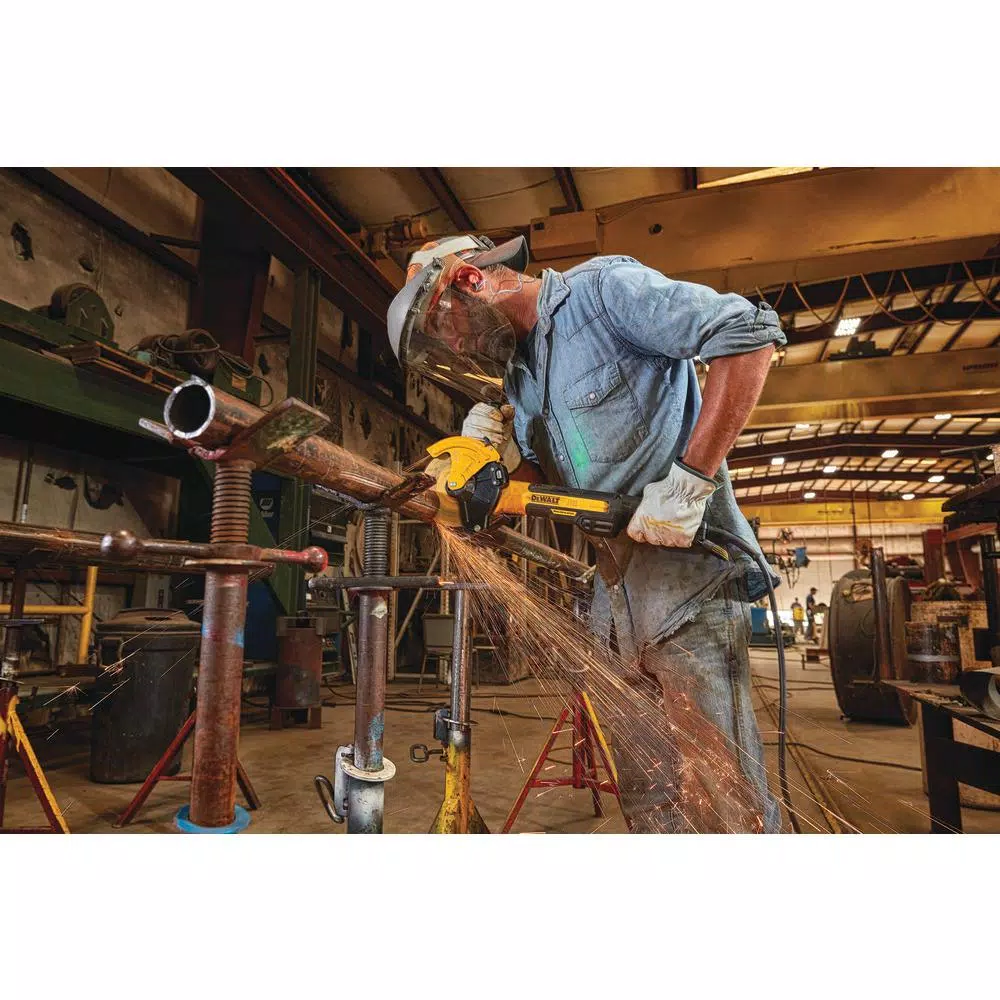 DEWALT 13 Amp Brushless 6 in. Corded Angle Grinder with Adjustable Cut-Off Guard