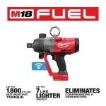 Milwaukee M18 FUEL 1 in. High Torque Impact Wrench with ONE-KEY, 18V Brushless Cordless (Tool-Only) thumbnail 14