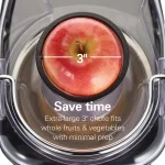 Hamilton Beach 700-Watt Whole Fruit Centrifugal Juice Extractor, 30 oz. Capacity, Black and Stainless Steel thumbnail 5