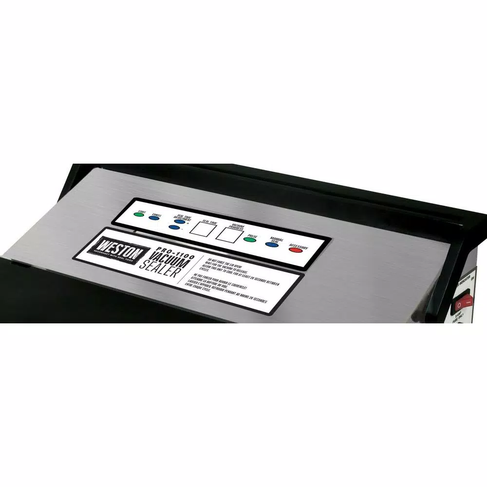Weston Pro-1100 Stainless Steel Food Vacuum Sealer with Built-in Bag Cutter