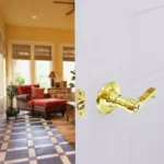 Defiant Viano Polished Brass Keyed Entry Door Lever thumbnail 2