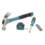 Anvil 17-Piece Homeowner Hand Tool Set with Carbon Steel Construction thumbnail 2