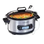 Hamilton Beach 6 Qt. Stainless Steel Slow Cooker with Advanced Temp Tracker thumbnail 4