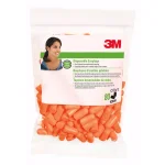 3M Orange Disposable Foam Earplugs, High Visibility Hearing Protection, 80 Pairs thumbnail 1