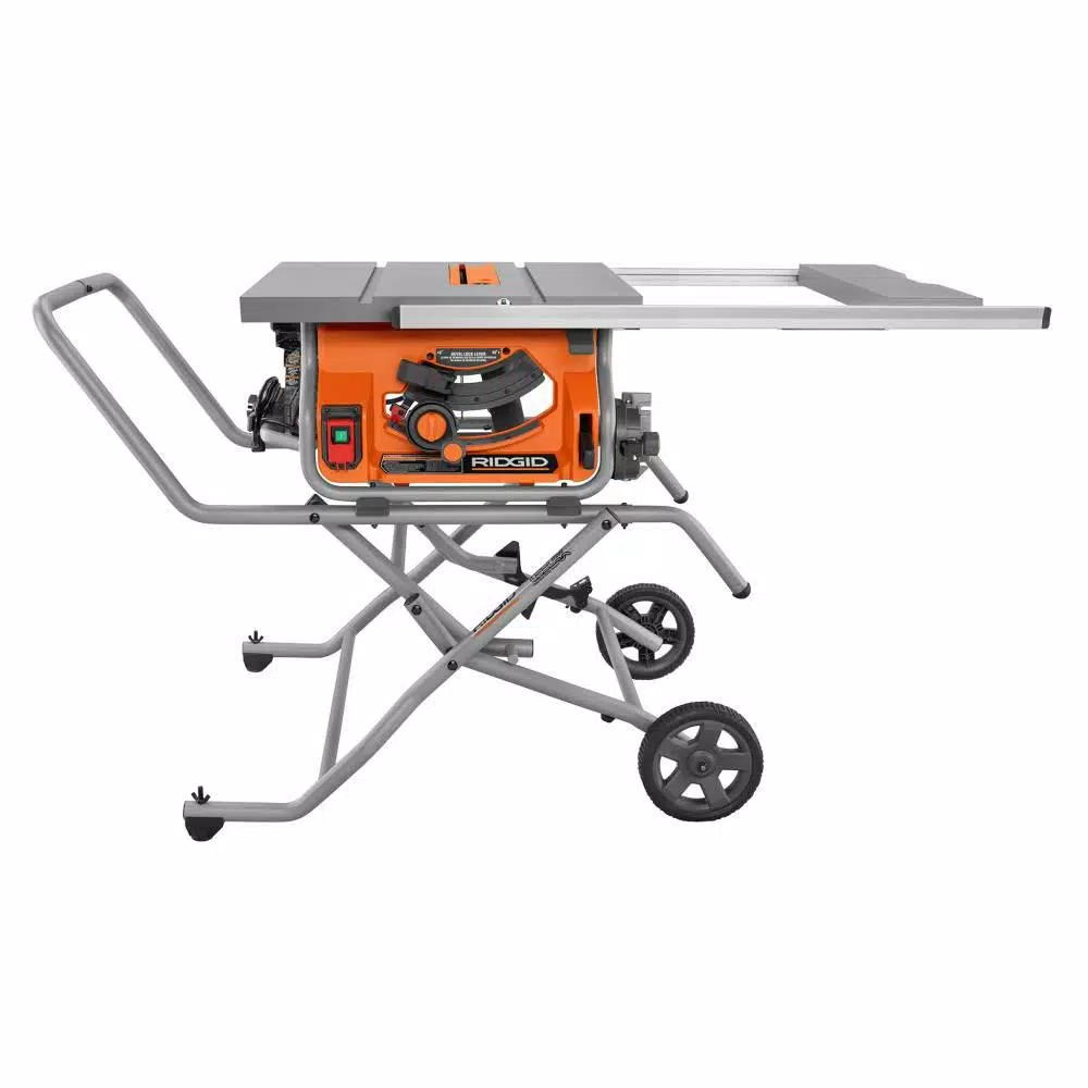 RIDGID 10 in. Pro Jobsite Table Saw with Stand & 18V Cordless Drill/Driver Kit