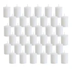 LUMABASE White Unscented Paraffin Wax Votive Candles, 15-Hour Burn Time, 36-Count Pack thumbnail 2