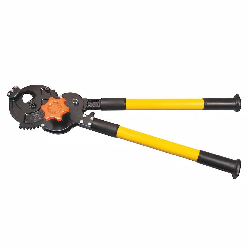 Klein Tools 28 in. Heavy-Duty Ratcheting Cable Cutter for Steel and ACSR