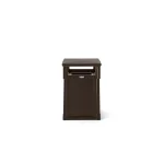 Suncast Commercial 35 Gal. Java Outdoor Trash Can with Attached Lid thumbnail 2