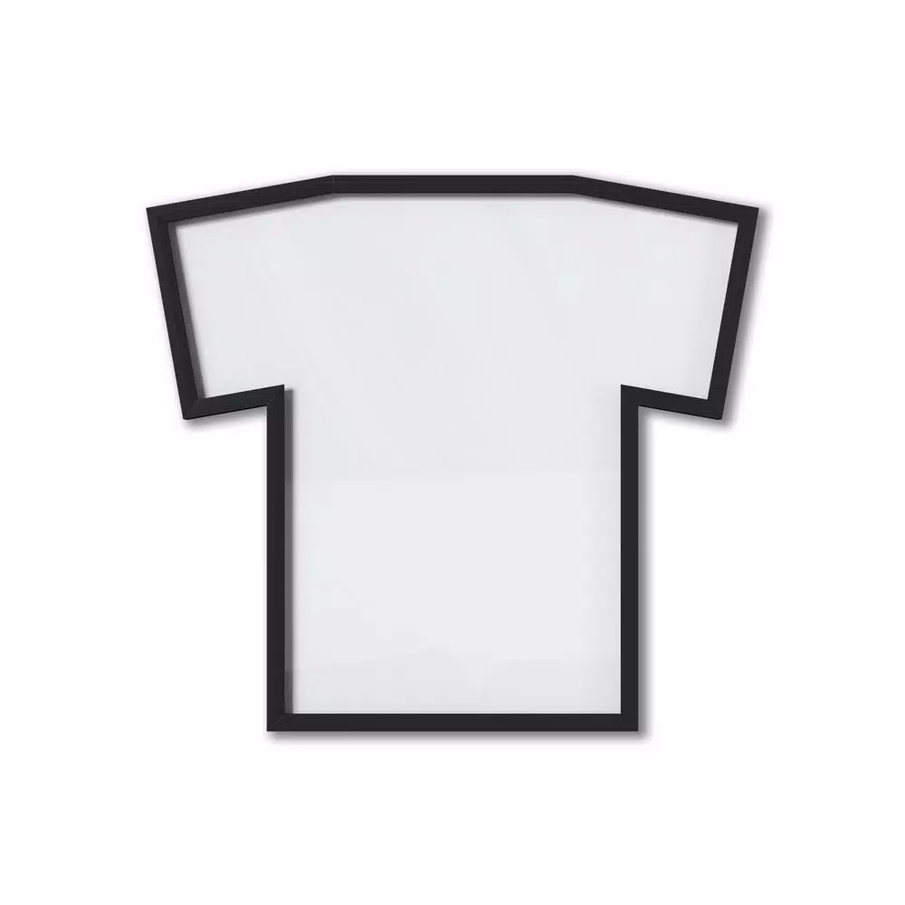 Umbra Sports Shirt Jersey Display Frame - Large Black Jersey Shadow Box
