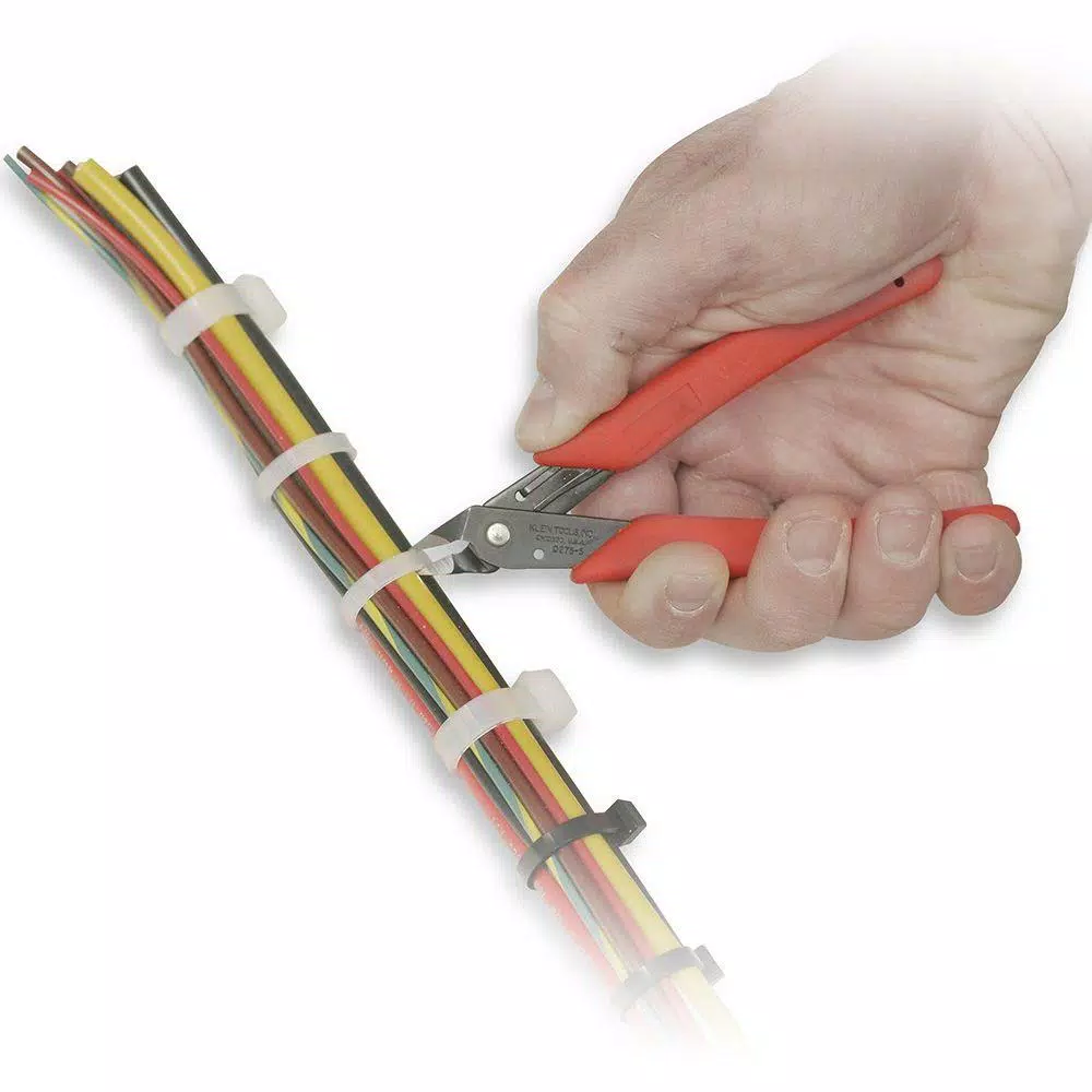 Klein Tools 5 in. Light-Weight Precision Flush Cutter for Soft Wire up to 16 AWG