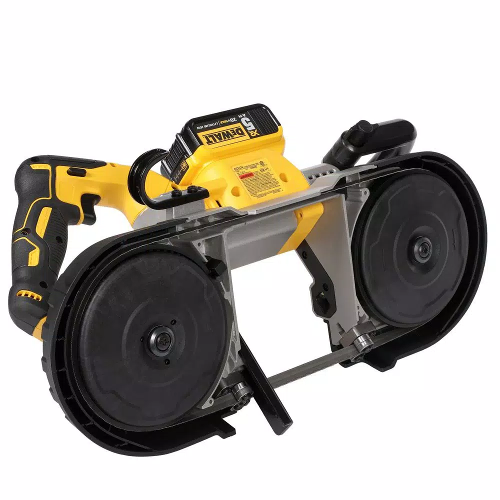 DEWALT 20V MAX XR Cordless Brushless Deep Cut Band Saw Kit with (1) 5.0 Ah Battery