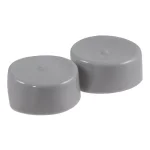 CURT 1.98" Bearing Protector Dust Covers, Gray Plastic (2-Pack) thumbnail 1