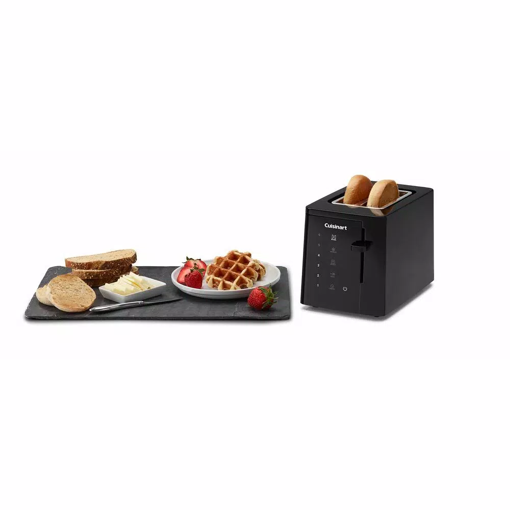 Cuisinart T-Series 2-Slice Black Wide Slot Touchscreen Toaster