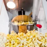Funtime Sideshow Popper 8 oz. Popcorn Machine and Cart, Traditional Black Theater Style Popper thumbnail 6