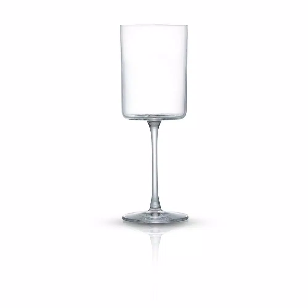 JoyJolt Claire 11 oz. White Wine Glasses, Set of 4 - Lead-Free Crystal