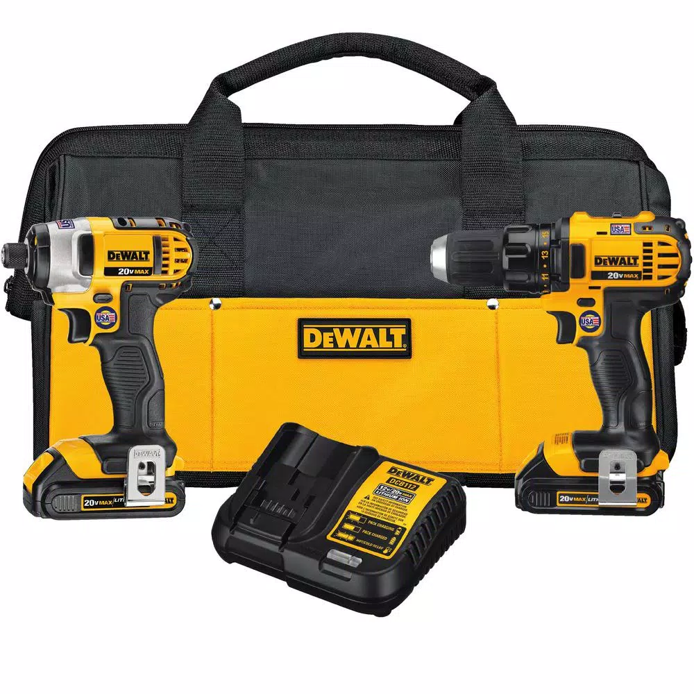 DEWALT 20V MAX Cordless Drill and Impact Driver Combo Kit with Bonus Reciprocating Saw, (2) 1.5 Ah Batteries & Charger