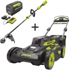 RYOBI 40V Brushless 20 in. Self-Propelled Cordless Mower & Expand-It Trimmer Combo Kit with 6 Ah Battery & Charger thumbnail 1