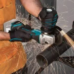 Makita 18V LXT Brushless 4-1/2"/5" Paddle Switch Angle Grinder Kit with 5.0Ah Battery thumbnail 9