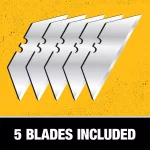 DEWALT Retractable Utility Knife with Deadbolt Blade Mechanism thumbnail 5