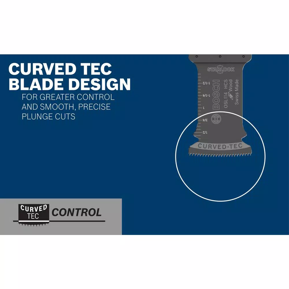 Bosch Starlock 3-Piece Oscillating Multi-Tool Accessory Blade Set