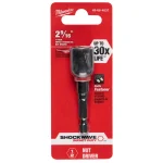 Milwaukee SHOCKWAVE Impact Duty 1/2 in. Magnetic Nut Driver, 2-9/16 in. Length thumbnail 2