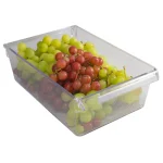 Kitchen Details 2 Pack Slim Refrigerator & Pantry Storage Bins, Airtight Food Containers thumbnail 4