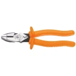 Klein Tools 9 in. Insulated Side-Cutting Crimping Pliers, 1,000V Rated thumbnail 1