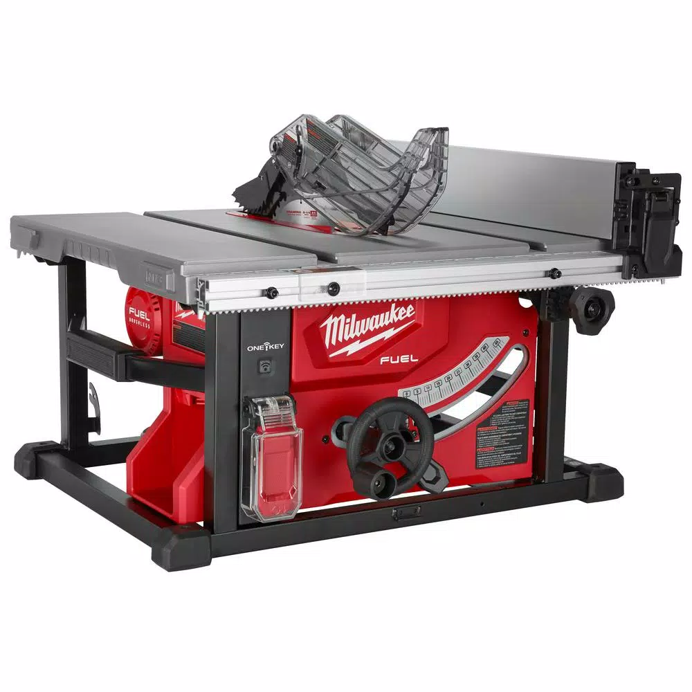 Milwaukee M18 FUEL ONE-KEY 8-1/4 in. Cordless Table Saw Kit with 12.0Ah Battery and Stand