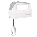 BLACK+DECKER 5-Speed White Handheld Electric Mixer with Power Boost, 175W thumbnail 4