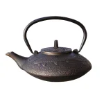 Old Dutch Unity Koi Cast Iron Tetsubin Teapot, Black and Copper, 4.75-Cup Capacity thumbnail 1