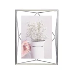 Umbra Prisma 5 x 7 in. Chrome Metal Floating Photo Frame thumbnail 1