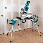 Makita 12 in. 15 Amp Dual-Bevel Sliding Compound Miter Saw with Laser and Folding Stand thumbnail 3