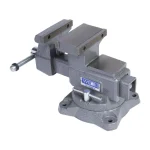Wilton 4550R Reversible Bench Vise, 5.5 in. Jaw Width with 360° Swivel Base thumbnail 7