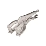 TEKTON 9 in. Welding Clamp Locking Pliers with Chrome Plated Finish thumbnail 1