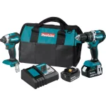Makita 18V LXT Brushless 1 in. SDS-Plus Rotary Hammer Kit with HEPA Dust Extraction & 2-Pc. Combo Kit Bonus thumbnail 5