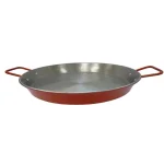 IMUSA 15 in. Aluminized Carbon Steel Paella Pan, Silver thumbnail 1