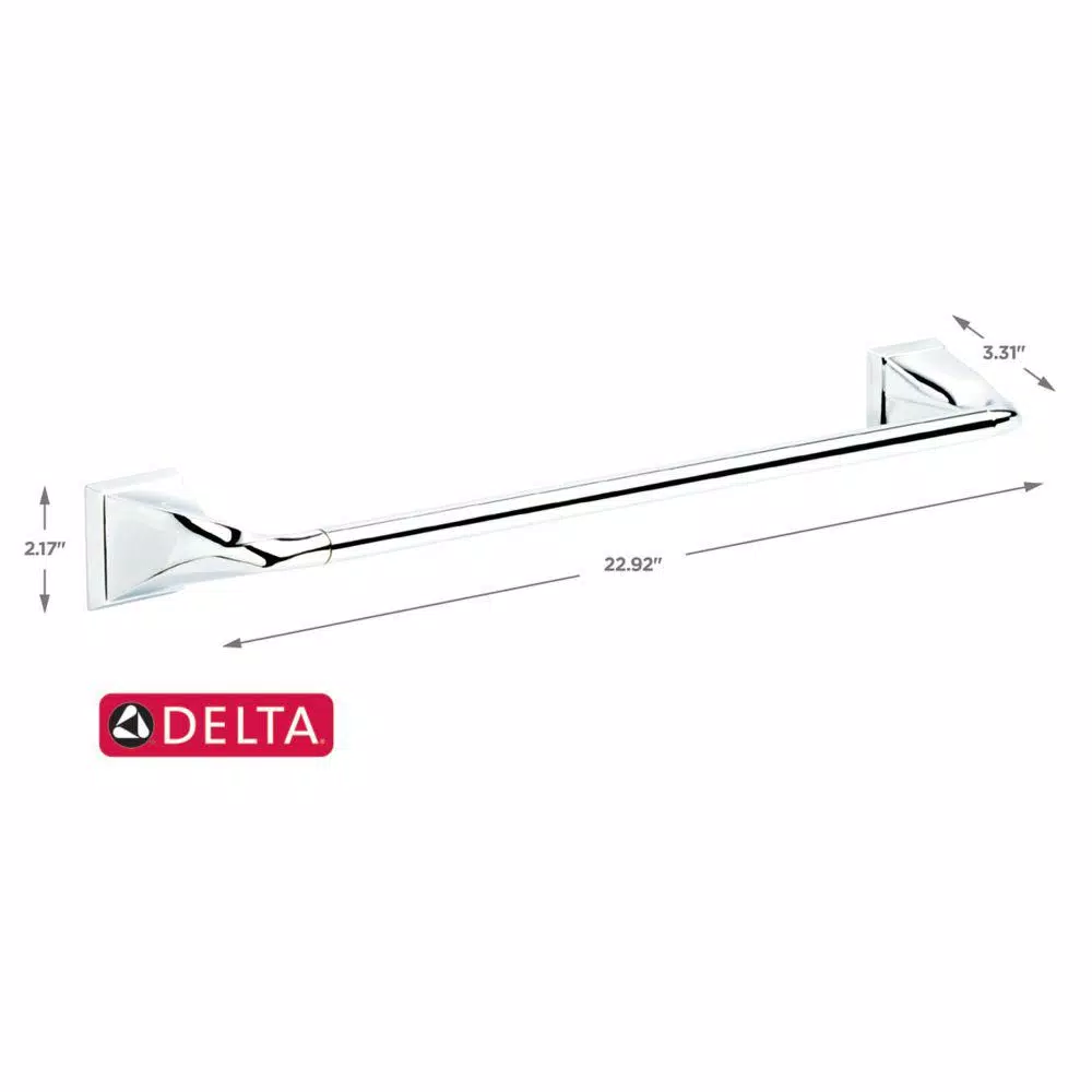 Delta Everly 18 in. Towel Bar, Polished Chrome