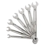 Milwaukee 14-Piece SAE and Metric Combination Wrench Mechanics Tool Set thumbnail 2
