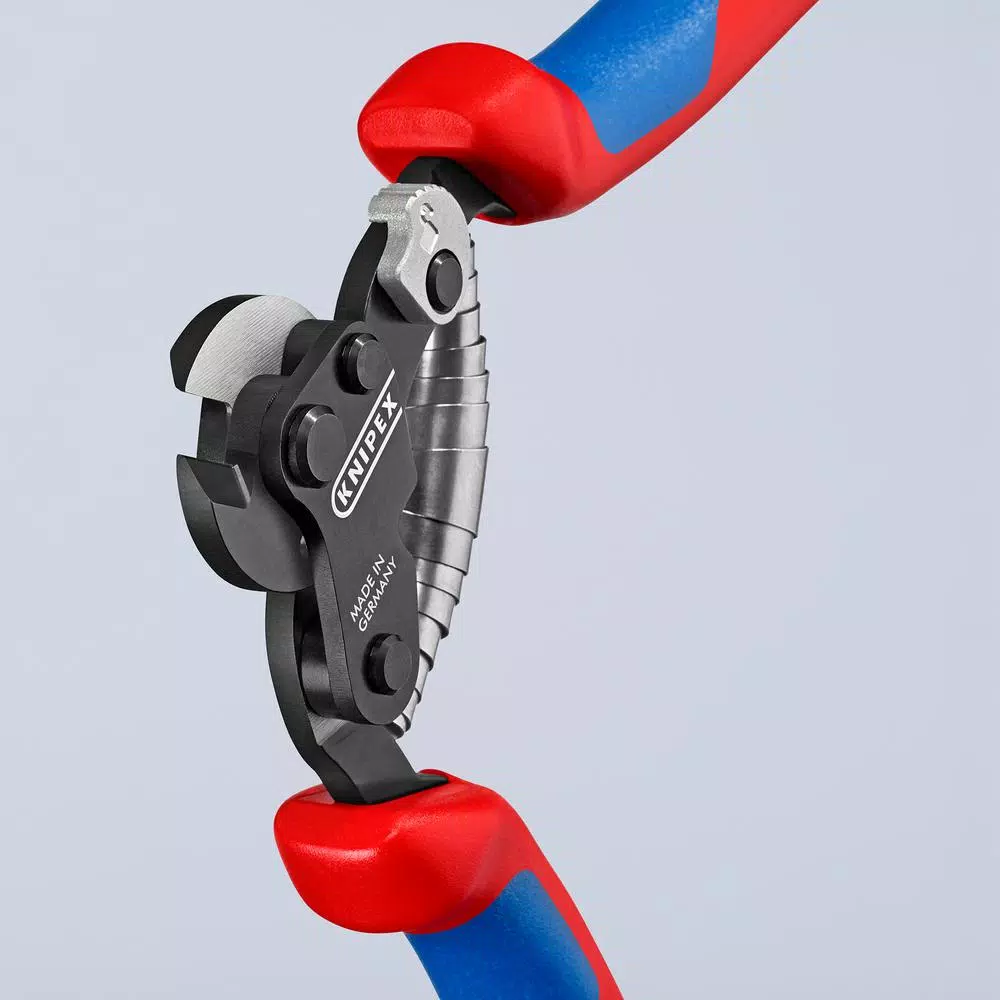 KNIPEX 6-1/4 in. Wire Rope Cutter, High-Strength Cable Cutting Pliers