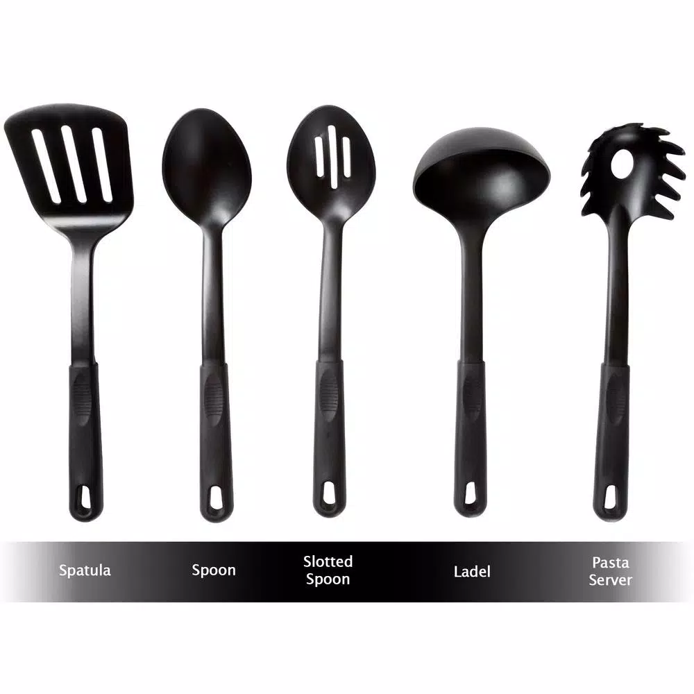 Classic Cuisine Allumi-Shield 15-Piece Nonstick Aluminum Cookware Set with Lids, Black
