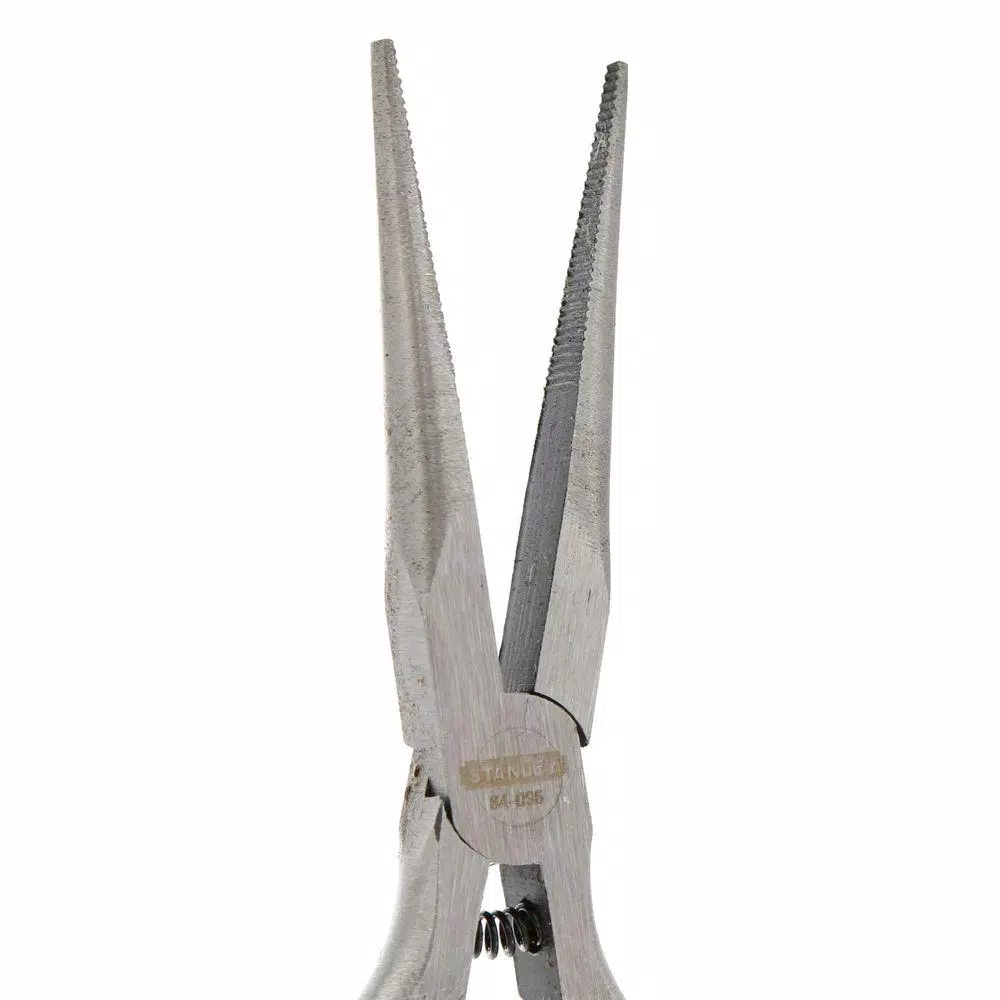 Stanley 5 in. Needle Nose Pliers with Spring-Loaded Jaws