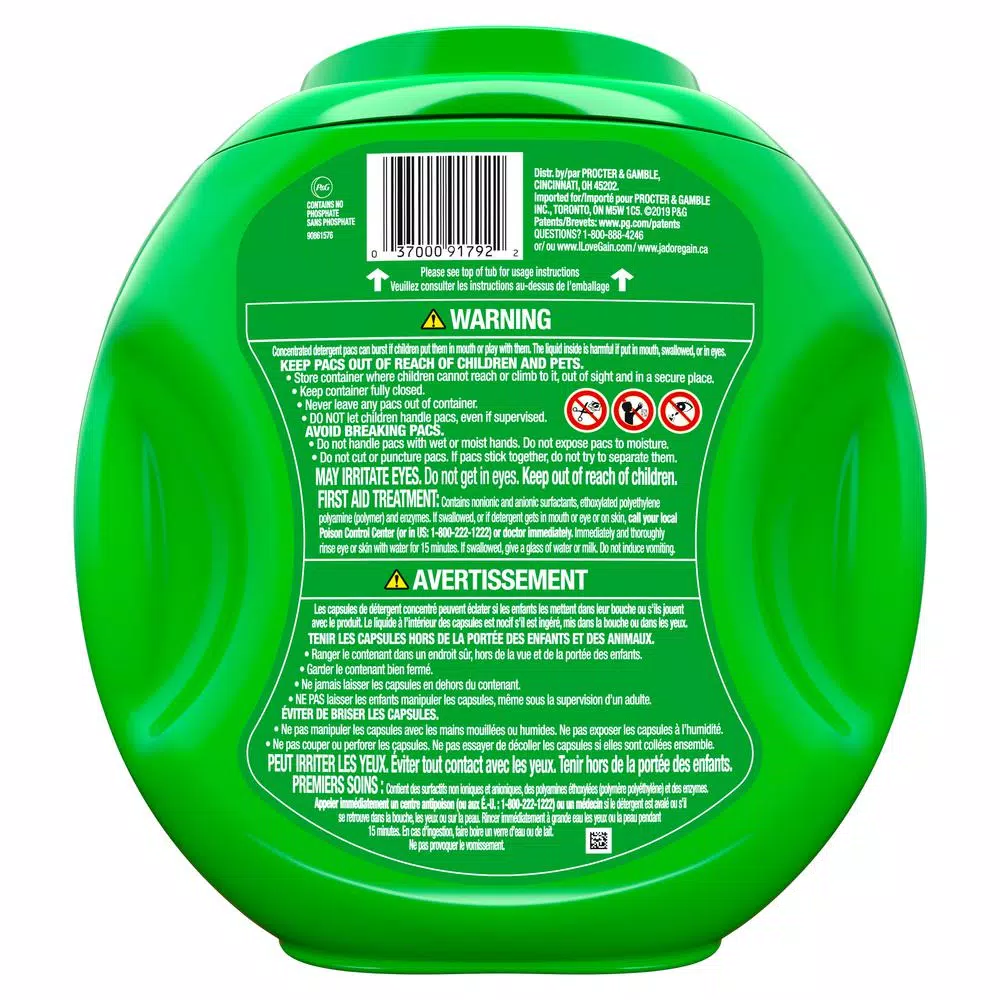 Gain Flings Original Scent Laundry Detergent Pods, 81 Count
