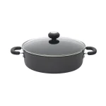 Circulon Classic 4-Quart Hard-Anodized Nonstick Casserole Dish with Glass Lid, Black thumbnail 1