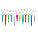 LightShow 12-Light LED Multi-Color Color-Changing Icicle Light Set thumbnail 6