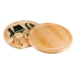 Legacy Circo by Picnic Time Rubberwood Cheese Board and 4-Piece Stainless Steel Tool Set thumbnail 5