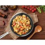 MasterPan Chefs Series 11 in. Stainless Steel Nonstick Frying Pan, Tri-Ply Induction Compatible thumbnail 5