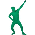 Unbranded Capital Costumes Adult Spandex Second Skin Full Bodysuit Halloween Costume - Green thumbnail 1